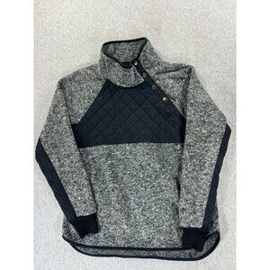 Abercrombie & Fitch Midweight‎ Fleece Pullover (Men's Medium) Blue/Gray